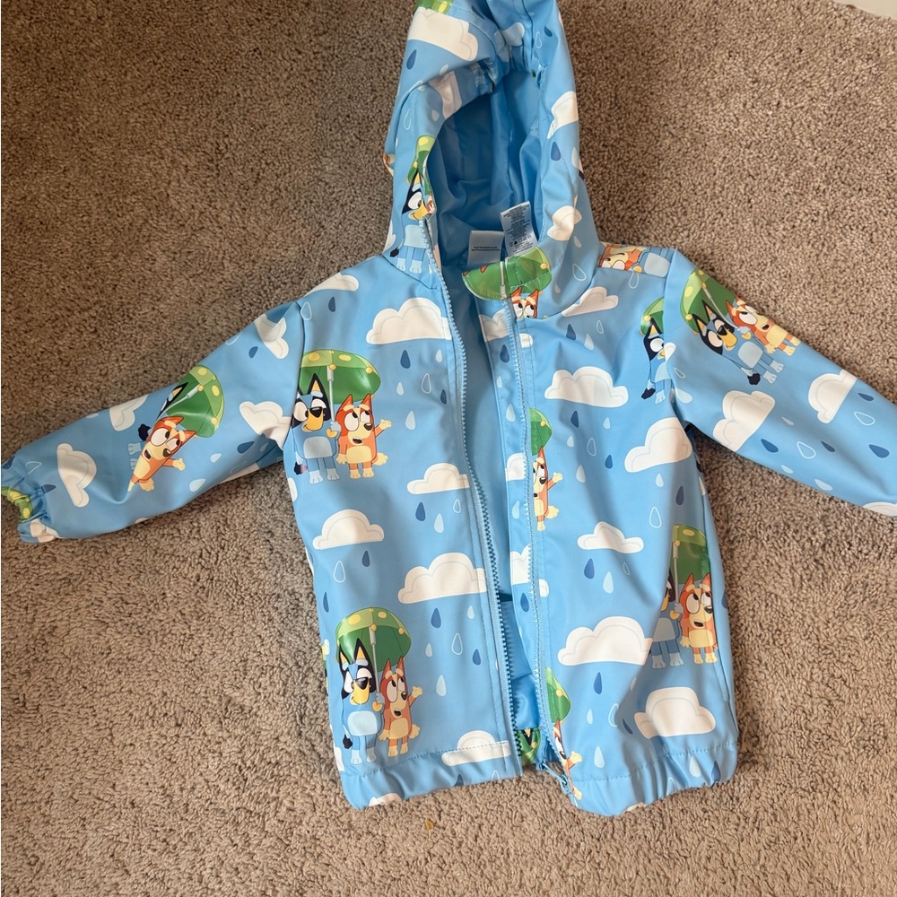 Bluey Raincoat with Hood